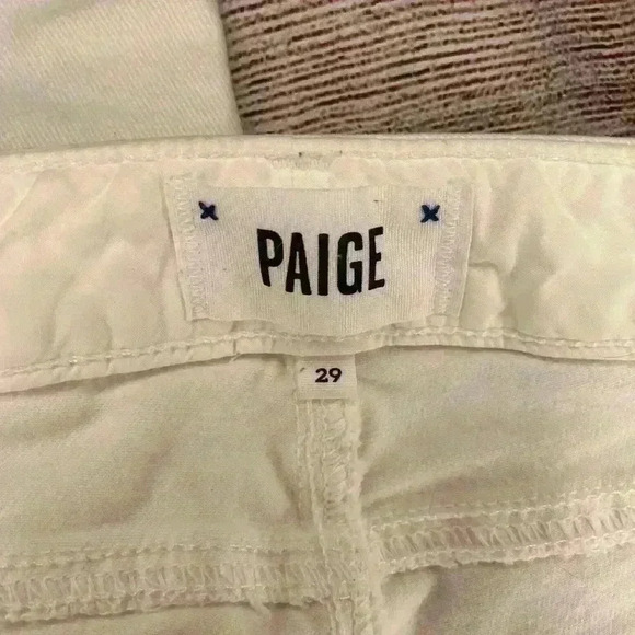 Paige White Skyline Ankle Peg Skinny Jeans - Picture 4 of 5